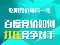 如何分析打压竞争对手？｜赵阳每日一问视频-赵阳SEM博客