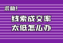 求助！又被客服怼线索成交率太低怎么办？-赵阳SEM博客