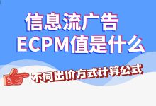 ECPM值是什么？不同出价方式如何计算？带你快速了解-赵阳SEM博客